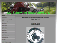 Tablet Screenshot of mcfahrtwind.de